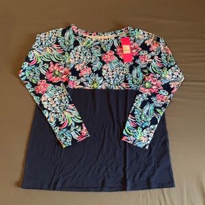 Lilly Pulitzer Finn Top High Tide Pineapple Paradise NWT